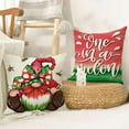 thumbnail image 6 of It''s Summer Y''all Gnome Decorative Throw Pillow Covers 16 x 16 Set of 4, Watermelon One in A Melon Red Green Porch Patio Outdoor Pillowcase, Bee Seasonal Sofa Couch Cushion Case Home Decor, 6 of 6
