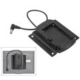 thumbnail image 2 of Placa de sujeción universal para baterías Sony NP-F970, compatible con monitores VESA de 75mm, incluye 4 tornillos de montaje, material metálico duradero, color negro, ideal para pantallas de hasta, 2 of 6