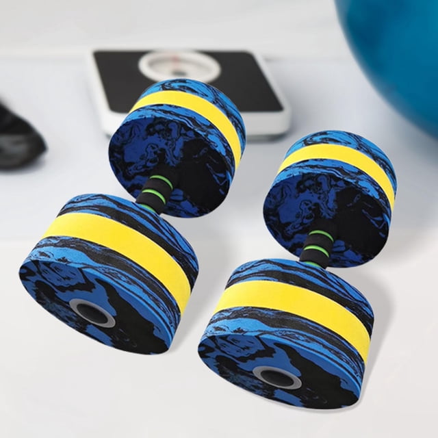 2 mancuernas acuáticas, herramienta de fitness, equipo de natación, acuático, pesas de fitness, mancuernas de agua de espuma para entrenamiento