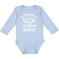 thumbnail image 3 of Inktastic Handpicked for Earth by My Grandma in Heaven Angel Wings Boys or Girls Long Sleeve Baby Bodysuit, 3 of 5