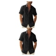 thumbnail image 2 of Sonducket Camisa con botones para hombre de estilo informal para viajar, senderismo, verano, playa, caminar, diseño Simple, Tops, ropa de Type9 NO9, 2 of 6