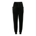 thumbnail image 5 of No Boundaries Juniors' Velour Boyfriend Jogger Sweatpants, 5 of 5