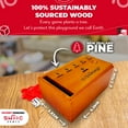 thumbnail image 4 of SWOOC Games - Coin Drop™️| Simple + Strategic Dice Games For Families with Coins Included For 2-6 Players | Works w/ Pennies Too | Get Rid Of Coins To Win | Board Games For Kids | Penny Game Wood Box, 4 of 6