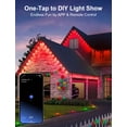 thumbnail image 4 of Luces exteriores Nexillumi RGB de 400 pies con control remoto IP67, 4 of 9