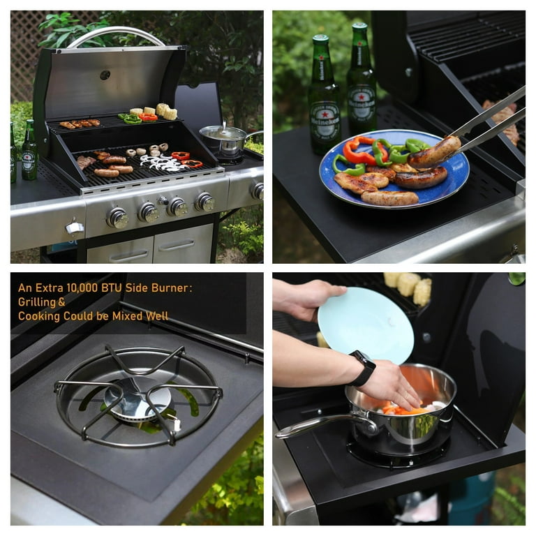 Texas stardom 4 top burner gas bbq