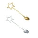 thumbnail image 1 of Cuchara de postre de acero inoxidable, 2 uds., estrella hueca, cuchara para helado y café, cubiertos, 1 of 5