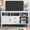 White, variant on UWR-Nite Wood TV Stand with Storage Cabinets and Drawers Entertainment Center Console Table for TV's up to 68 Inch Buffet Sideboard Living Room, Dining Room Console
