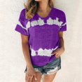 thumbnail image 3 of Birdeem T-Shirt Mode Imprimé pour Femmes Manches Courtes Blouse Col Rond Hauts Décontractés, 3 of 12