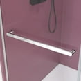 thumbnail image 2 of 66 in. W x 76 in. H Double Sliding Frameless Shower Enclosure With Clear Glass in Chrome, 2 of 5