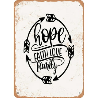 Black and Gold - Family, Friends, Love, Health, Hope, Faith - Holiday –  Black Stationery