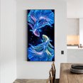 thumbnail image 4 of Cuadros Decorativos Pintura de diamante redondo completo 5D DIY mosaico de peces azules imagen arte de la pared conjuntos de manualidades Ndcxsfigh Nuevos Originales, 4 of 9