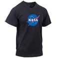 thumbnail image 2 of Rothco NASA Meatball Logo T-Shirt, Men's, Black, Large, 2 of 3