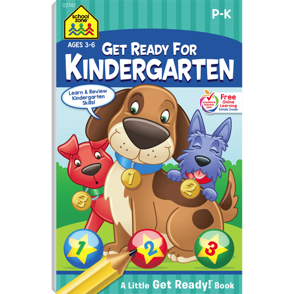School Zone Get Ready For Kindergarten Tablet Workbook