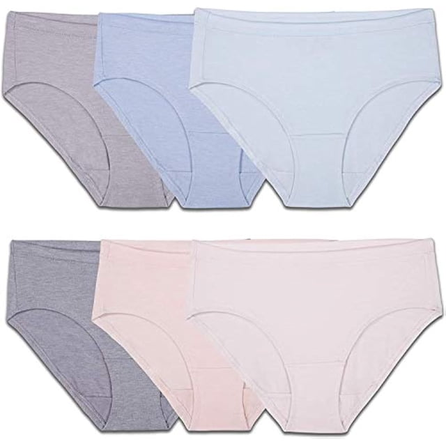 Ropa interior Fruit of the Loom Beyondsoft para mujer, talla grande, paquete de 6