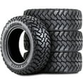Set of 4 (FOUR) Cosmo Mud Kicker LT 33X12.50R20 Load F (12 Ply) MT M/T