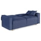thumbnail image 5 of Sofá Cama Makora Abbot Azul Lino Memory Foam Respaldo con Reclinable de 3 Posiciones, 5 of 8
