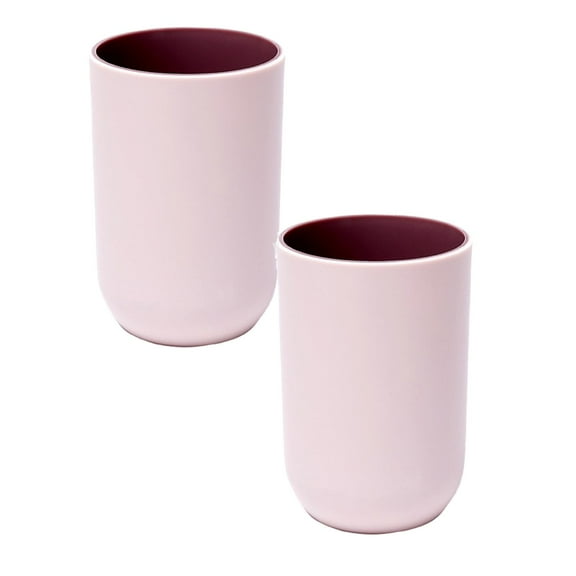 2Pcs Mouthwash Cup, Reusable Bathroom Tumbler, Unbreakable Reusable Drinking Cup Unbreakable Dishwasher Safe