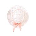 thumbnail image 5 of lcziwo Baby Girls Clothes Newborn Infant Dress 2 Piece Set Polka Dot Sundress with Sunhat Pink 18 Months, 5 of 6