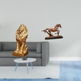 thumbnail image 2 of Figura de león,Estante con estatua de león para escritorio,oficina,decoración del hogar,Figura de caballo,Escultura de caballo en miniatura coleccionable,Estatua de animal de adorno de, 2 of 8