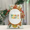 thumbnail image 5 of Pofeuu World Travel3 Print Burlap Bags with Drawstrings Drawstring Gift Bags Pouch Bag for Thankgiving Birthday Party Gift Wrapping Treats and Party Favors-Small, 5 of 9