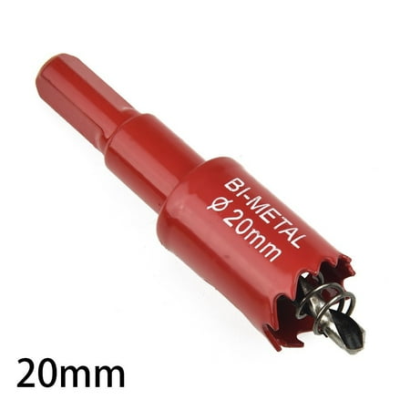 

Bi Metal Hole Saw 15 Mm-50 Mm Drill Bit Arbor Pilot Hole Saw Metal Wood Plastic