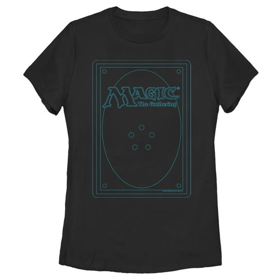 Women's Magic: The Gathering Classic Card Symbol  Graphic Tee Black Medium
