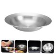 thumbnail image 3 of Minkissy Salad Bowl Plate Silver Shatterproof Easy to Wash 1Pcs, 3 of 8