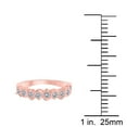 thumbnail image 5 of AoneJewelry 1/2 CT. Diamond Swirl Design Wedding Band In 10K Rose, White & Yellow Gold, 5 of 5