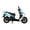 Blue, variant on X-Pro Brand New 150 Gas Moped Scooter, 13" Aluminum Wheels, Electric/Kick Start Large Headlights!