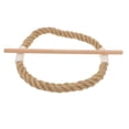 thumbnail image 4 of IBASETOY 1Pc Light Brown Curtain Fixing Strap Elegant Curtain Holder Creative Tieback for Home Use, 4 of 8