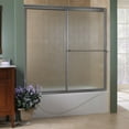 thumbnail image 2 of Craft + Main TDST6058-RN-OR Tides 58" High X 60" Wide Sliding Framed Shower Door - Bronze, 2 of 3