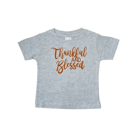 

Inktastic Thankful and Blessed Gift Baby Boy or Baby Girl T-Shirt