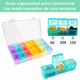 thumbnail image 2 of Pastillero Semanal 3 Tomas Organizador Medicamentos Portátil Multicolor, 2 of 6