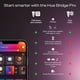 thumbnail image 4 of Kit de inicio Philips Hue Bridge Pro + 3 focos inteligentes A19 E26, 4 of 9