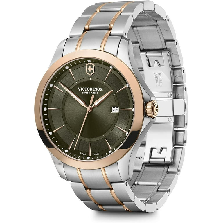 わい＼(^o^)／わい Victorinox Alliance Quartz Green Dial Men's Watch 241913 - Walmart.com