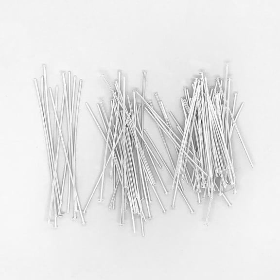Classic Silver Headpins 100pc