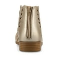 thumbnail image 3 of Journee Womens Delilah Gladiator Sliver Wedge Sandals, Widths Available, 3 of 9