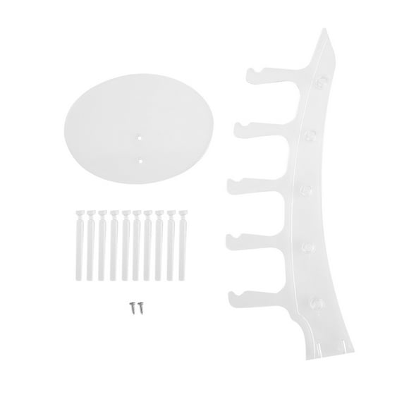 5 pares de estantes de plástico para gafas, soporte de exhibición para gafas de sol, soporte de almacenamiento transparente