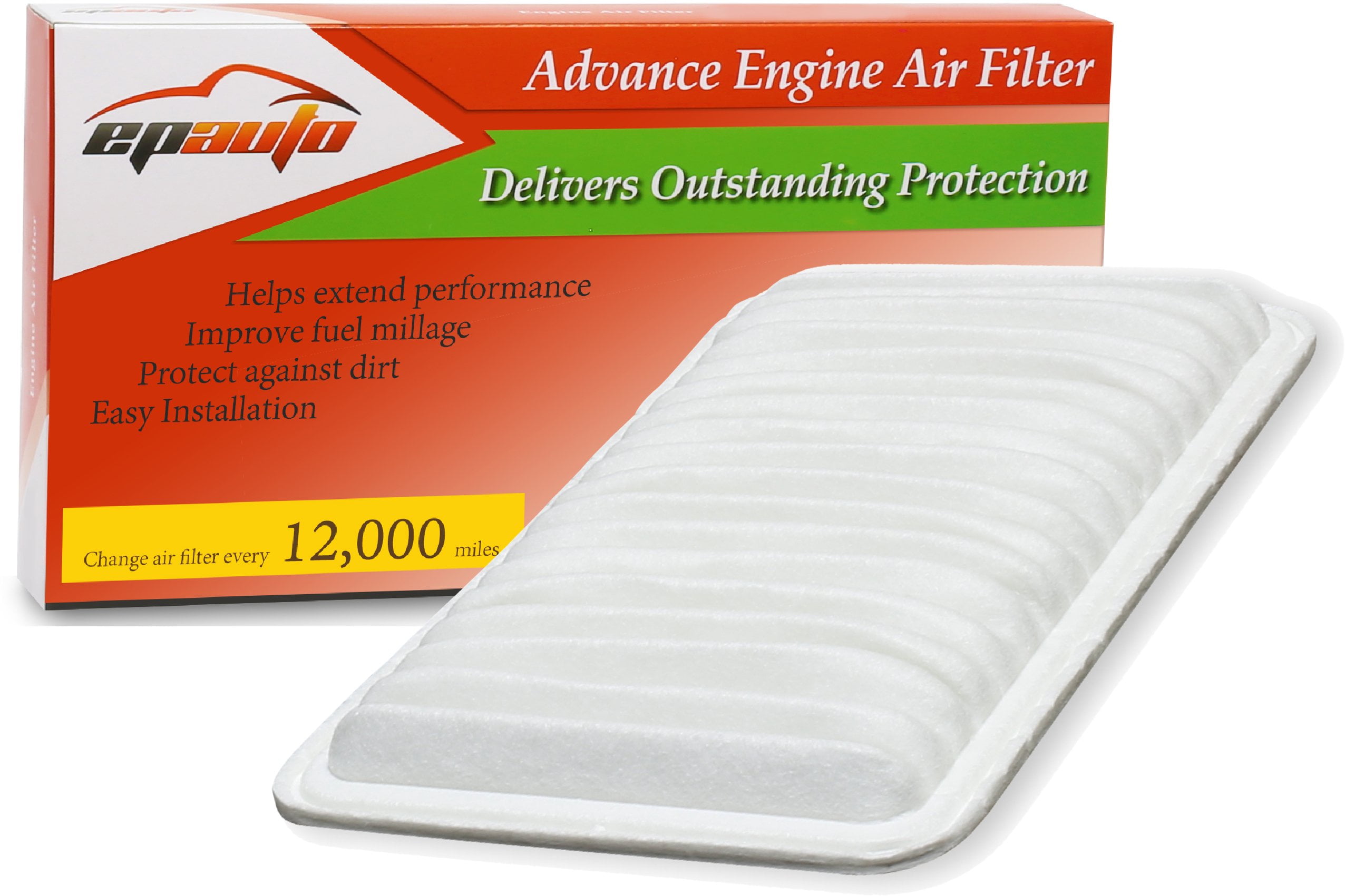 EPAuto GP360 (CA9360) Replacement for Toyota / Lexus Rigid Panel Engine Air Filter