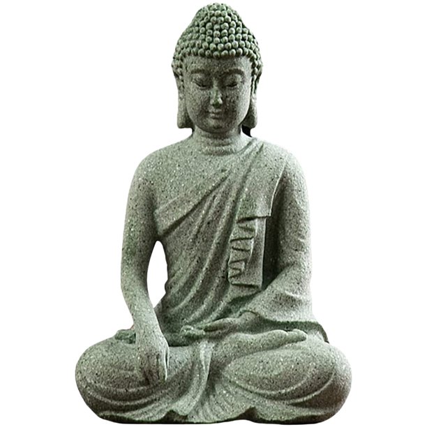 Estatua de Buda para pecera, escultura de Buda para acuario, adorno de Buda para pecera, decoración para acuario
