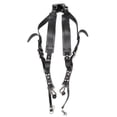 thumbnail image 1 of Dual Camera Harness, Leather Dual Camera Strap Adjustable Double Shoulder Harness Strap for DSLR SLR, 1 of 7