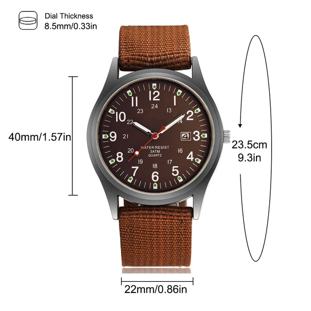 Reloj Casual NikouMX Cuarzo Luminoso Hombres