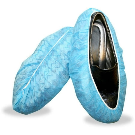 Cordura Shoe Covers - Blue Polypropylene Non-Skid Shoe Covers (400 Pair/Case)