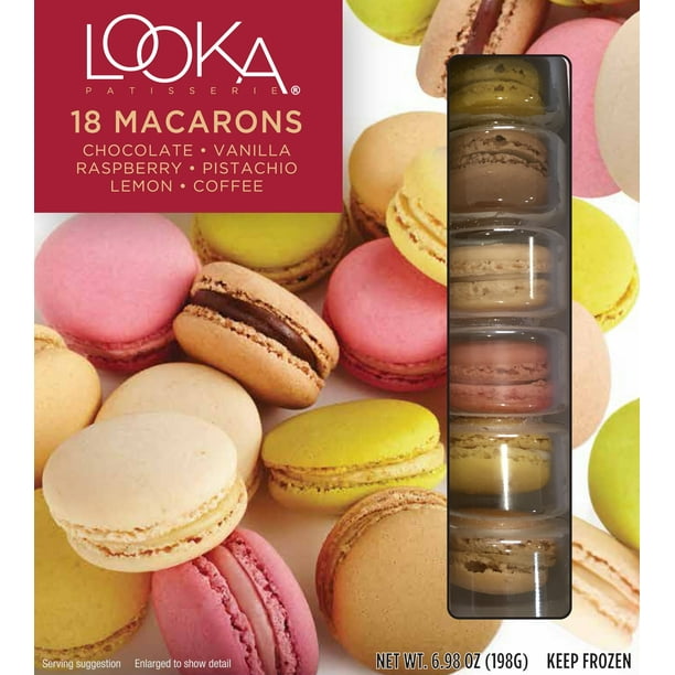 Looka Patisserie 18 Ct Assorted Macarons Walmart Com Walmart Com