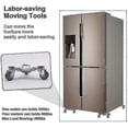 thumbnail image 4 of 4 Pack 6 Inch Steel Tri-dolly Set For Moving Furniture And Appliances 220lbs Load Capacity, 4 of 5