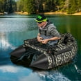 thumbnail image 3 of Infans Inflatable Float Tube w/ Flippers Fish Ruler Rod Holder Storage Pockets Pump, 3 of 7