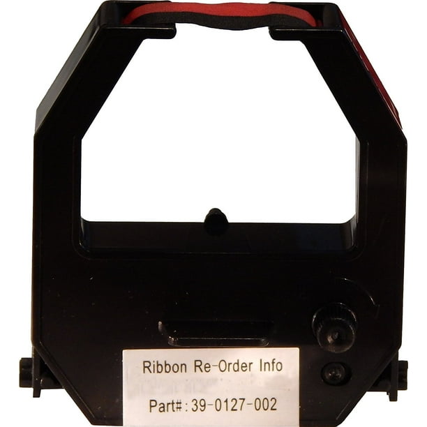 Two Color Ribbon for ATR480 & ATR120R Time Clocks, Red/Black, Genuine