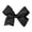 Black, variant on 5.5 Inch Grosgrain Hair Bow Clip For Woman And Girls