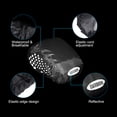 thumbnail image 3 of Unique Bargains Waterproof Helmet Cover Bike Helmet Protector Ride Gear with Reflective Strip Black, 3 of 5