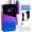 Snowflake Blue, variant on Drill Portable Electric  File 35000RPM Electric  Drill Cordless Professional with Bits for  Gel Nails  E-File Machine Manicure Polishing for Salon  (Snowflake Blue)